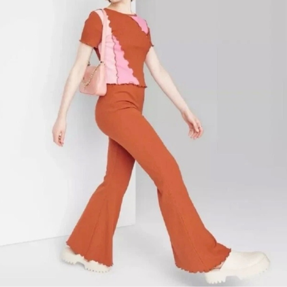 Wild Fable Rust Flare Pants- NWT